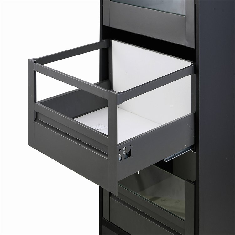 kitchen drawer box soft closing double wall box drawer slides
