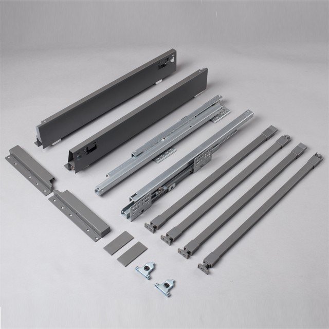 kitchen drawer box soft closing double wall box drawer slides
