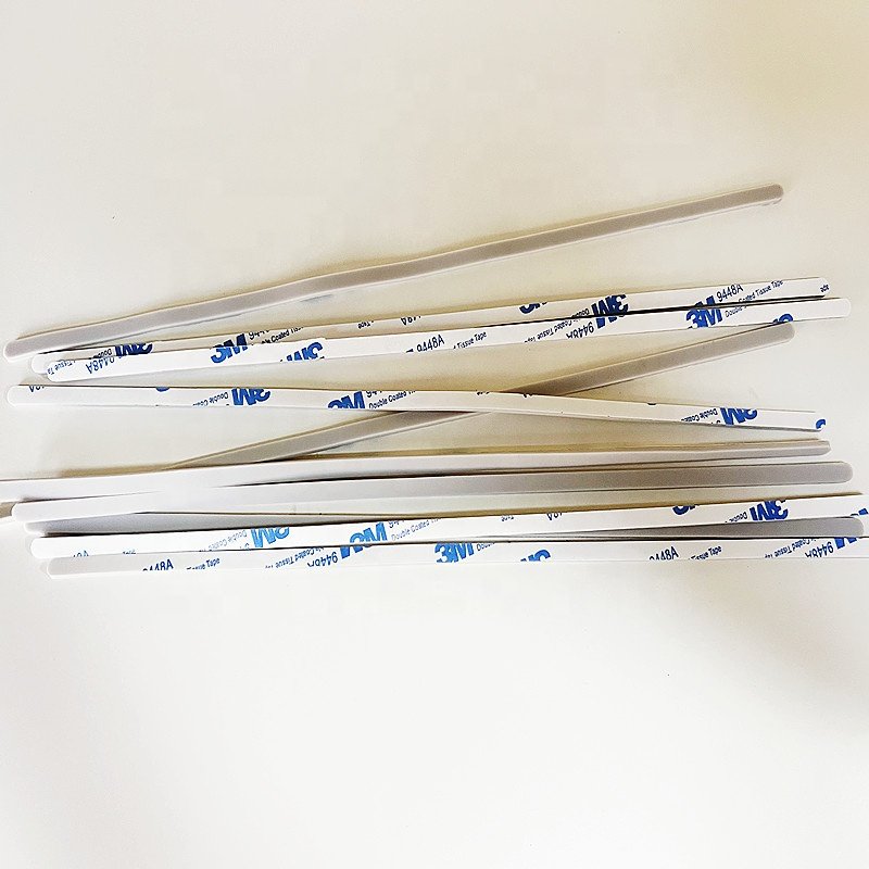 China Manufacturer Self Adhesive Backed Rubber Sheet Pad Rubber Strip with 3M glue tape Silicone Plastic Sheet
