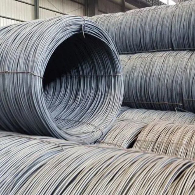 China Factory 5.5mm 6.5mm Steel Wire Rods 1008 SAE1006 Q195 Hot Rolled Carbon Steel Wire Rod