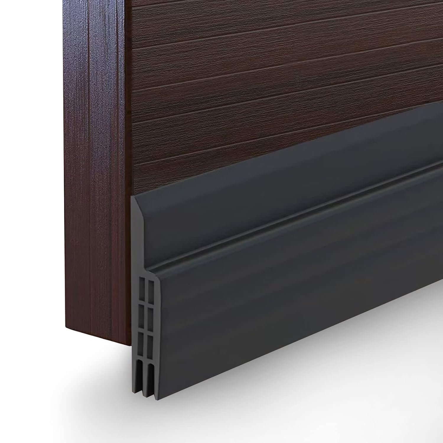 Door Bottom Silicone Rubber Weather Stripping Door Draft Stopper Sweep Under Door Blocker
