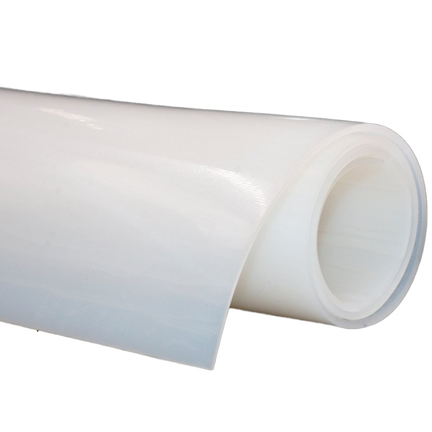 High Elastic 2mm White Silicone Sheet Waterproof Non-Slip Cutting Service Available