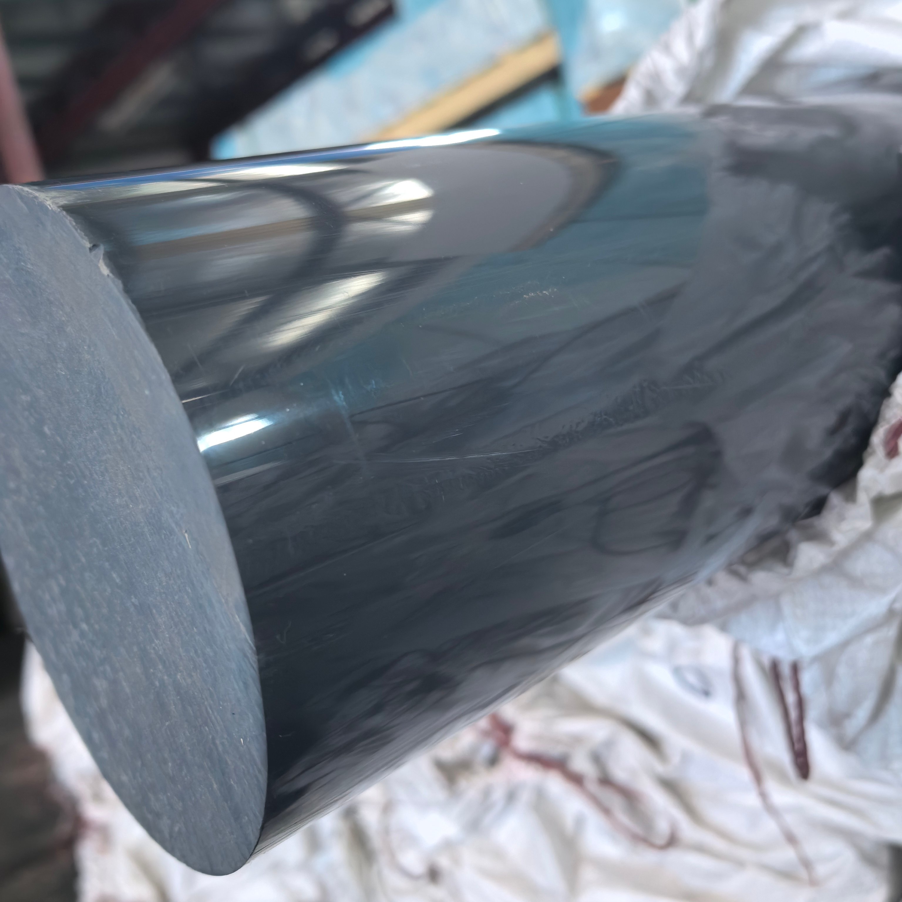 New Material Cheap High Temperature Resistance Grey Hard Plastic Welding Round PVC Rod