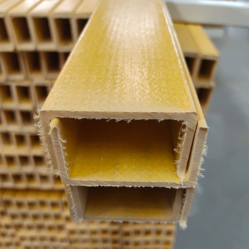 custom construction frp pultrusion profile of high-strength fiberglass 150mm x 30mm u-channel panel structure solar 90 tube