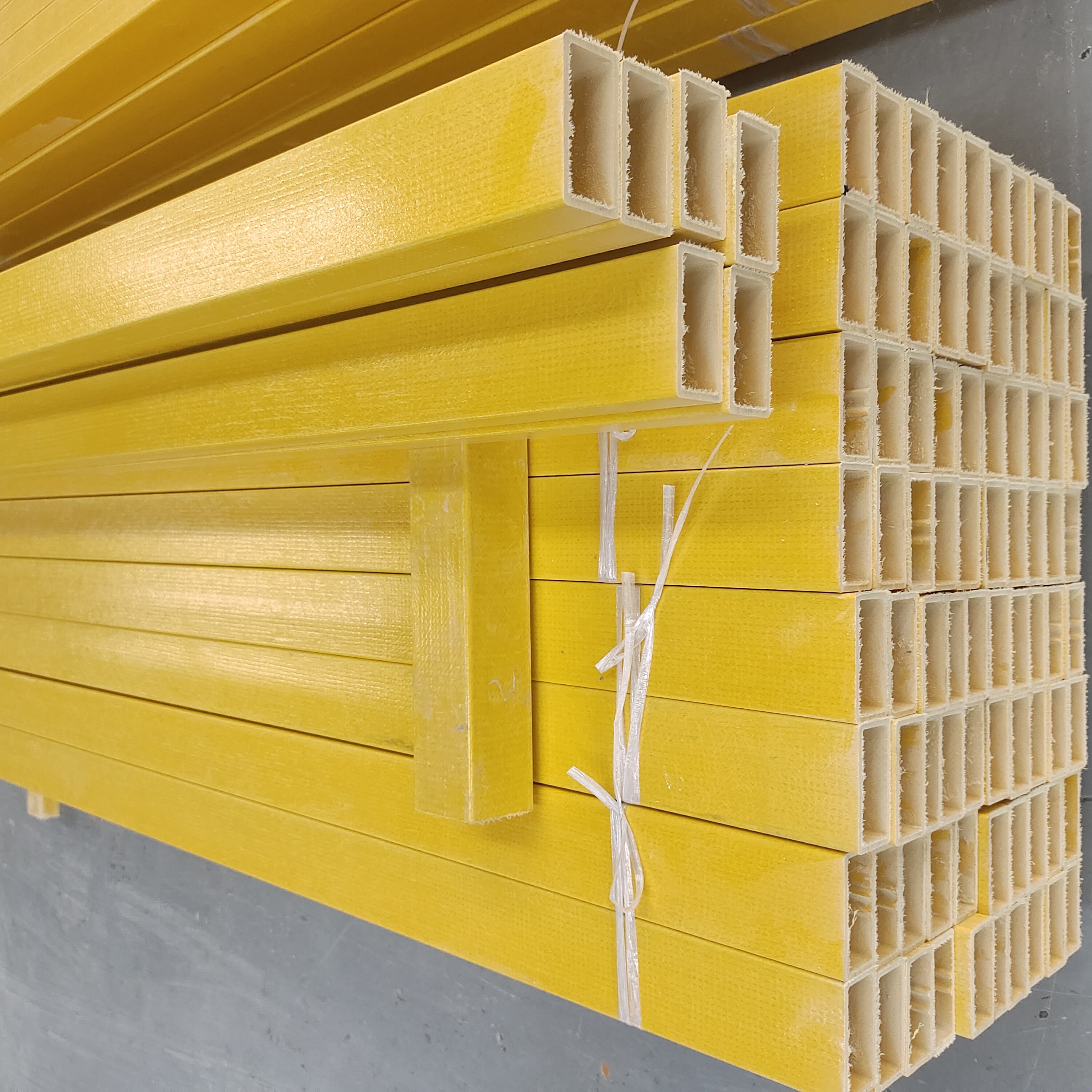 custom construction frp pultrusion profile of high-strength fiberglass 150mm x 30mm u-channel panel structure solar 90 tube