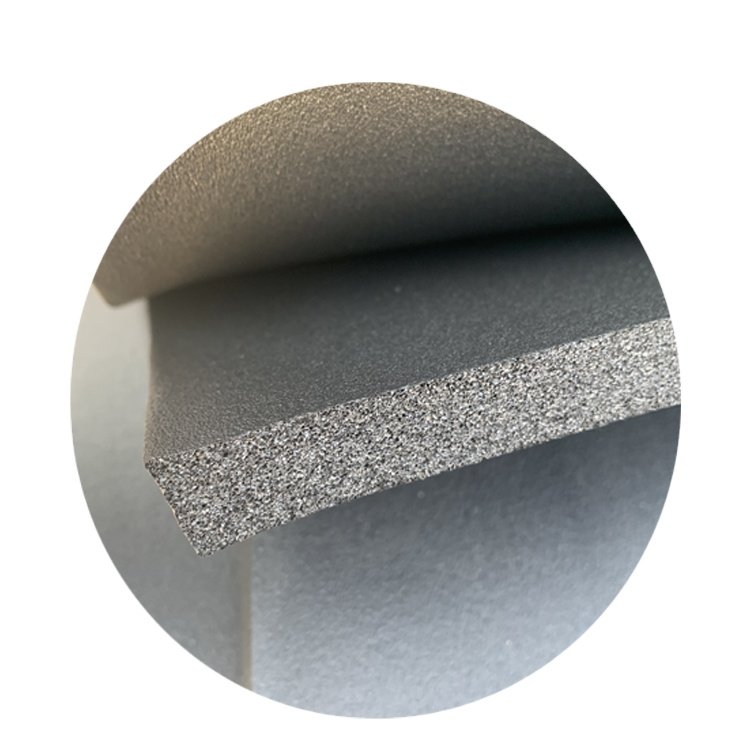 Flame Retardant Thermal Heat Insulation Wall Panel Rubber Plastic Sponge Foam Sheet with Adhesive Aluminum Al Foil