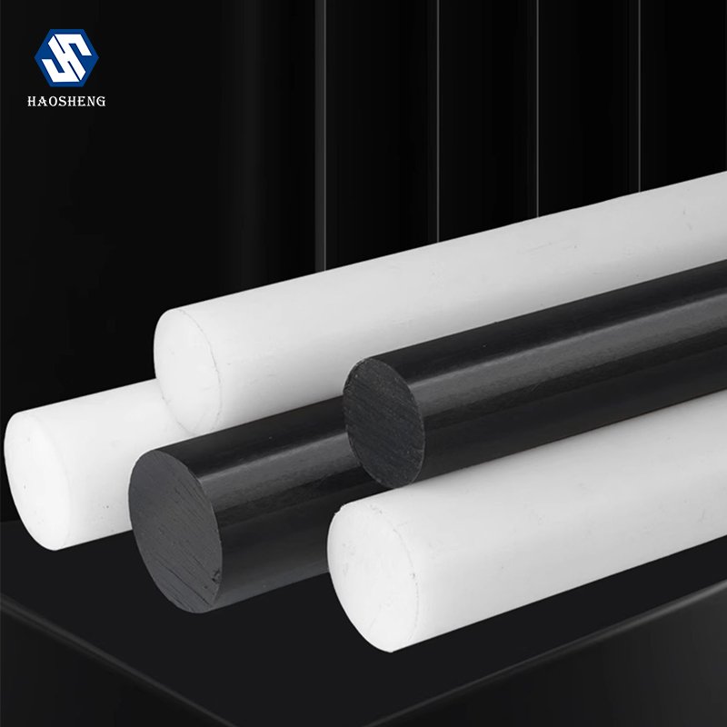 Custom White Pp Plastic Nylon Pa6 color Plastic Abs Ptfe Hdpe Nylon 66 Rods Pom Plastic Rod