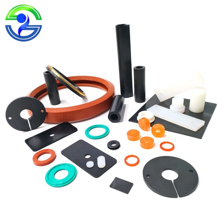 Manufacturing Custom Vulcanized Fkm Nbr Epdm Polyurethane Pu Molded Silicone Rubber Products Shaped Profiled Seal Spare Parts