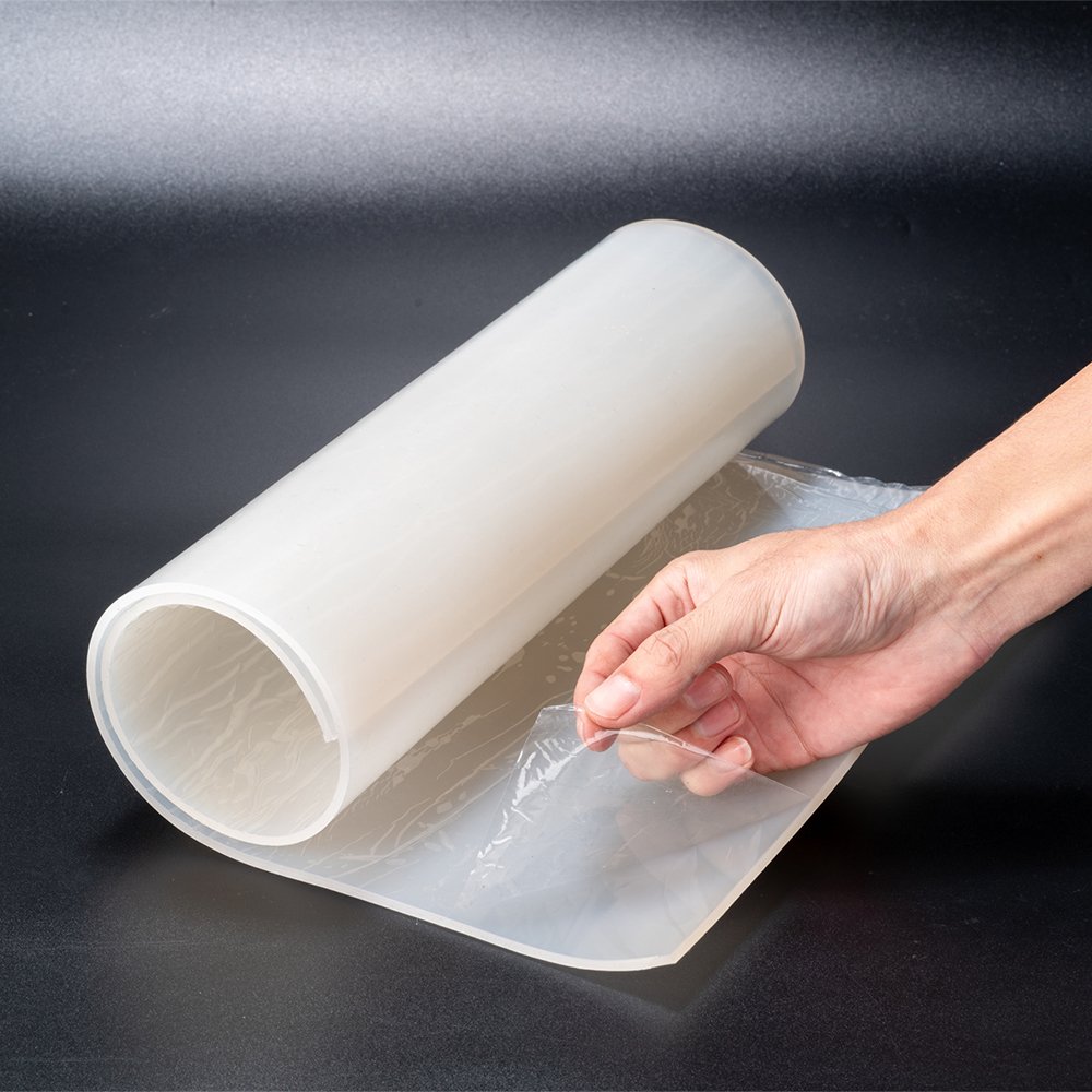 Custom Silicone Sheet 100X100mm 200X200mm 500X500mm Translucent Plate Mat High Temperature Resistance Rubber Flat Gasket Pad