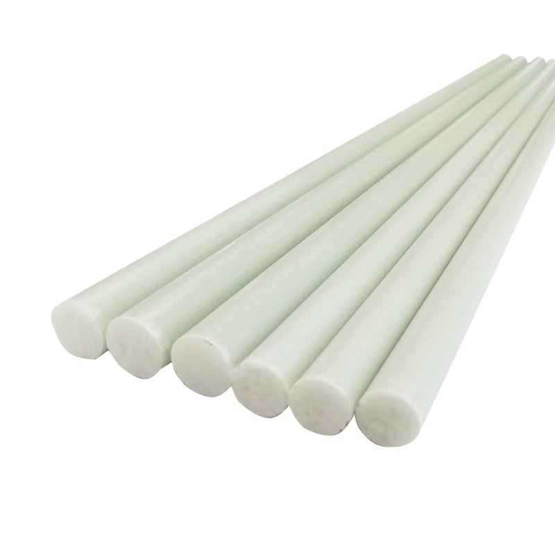 Pole Fiberglass Rod Haoli Flexible Fiberglass Cutting Pultrusion Round Shape Customized Length Smooth Surface for Bag Fixing