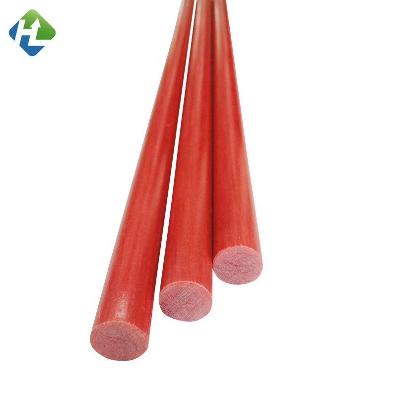 Pole Fiberglass Rod Haoli Flexible Fiberglass Cutting Pultrusion Round Shape Customized Length Smooth Surface for Bag Fixing