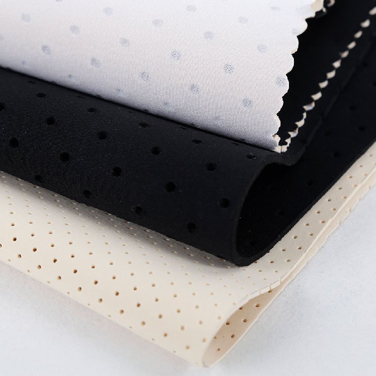 Knitted fabric Soft Waterproof 2mm 3mm CR SCR SBR Rubber Sheets White Custom Printed Sublimation Neoprene Fabric for Koozies