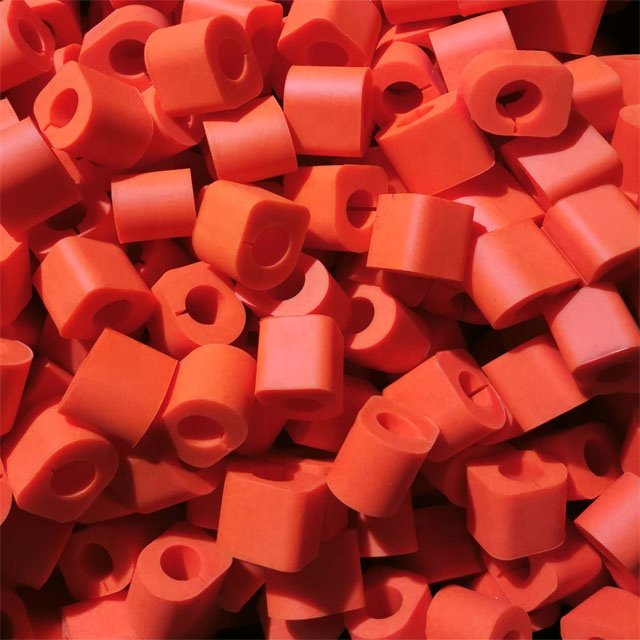 Industrial Rubber Damping Block Shock Absorber Bumper Rubber Custom Mold Processing