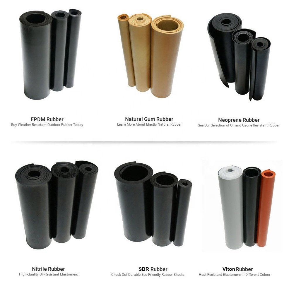 Neoprene rubber sheet/ Flexible and More Compressible Industrial Rubber