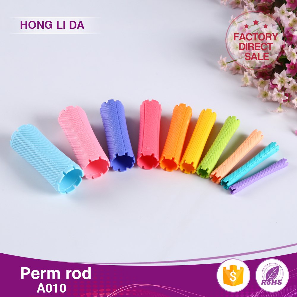 PP plastic hair rollers hair straightener hair roller suit A010-T