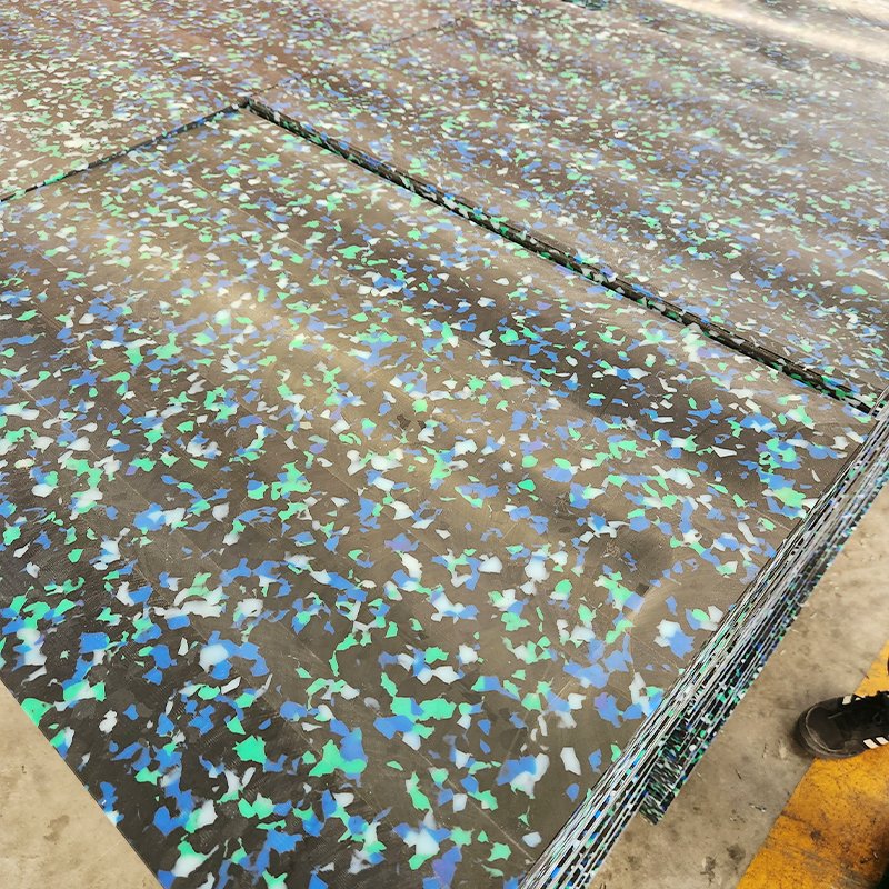 Mixed Color Plastic Boards Recycle Material Colorful HDPE Sheet Recycled UHMWPE Sheet Plastic Board