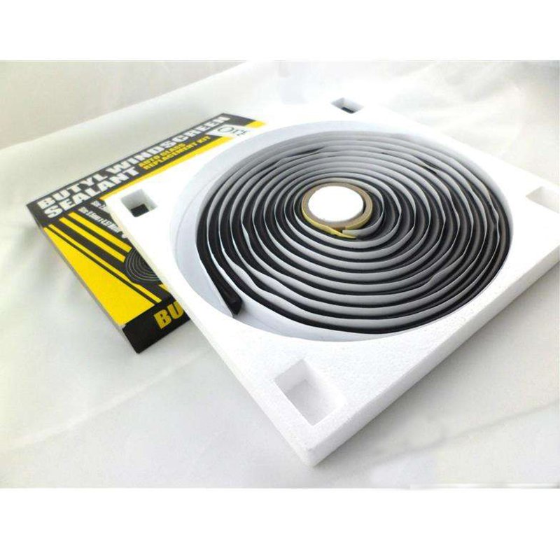 Automotive Butyl Rubber Windscreen Sealant 9.5mm*4.57m Waterproof Tape for Car Headlamp Housing Membrane for Water-Proof Sealing