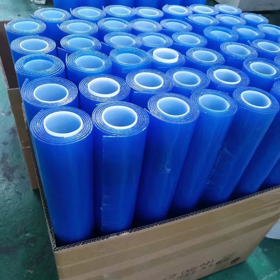 Blue slip dual silicone tape non slip self adhesive rubber sheets washable sticky pads custom polyurethane rubber 1mm sheet