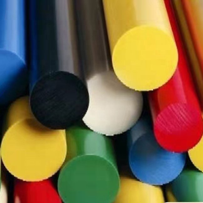 High quality Black/white/blue/red/yellow/green color pom rod hard plastic rod 4-300mm diameter