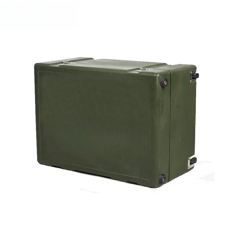 MG+ Outdoor First Aid Box Durable Rotoplastic Storage with Pull Rod Simple Design Command Operations Made Durable Plastic