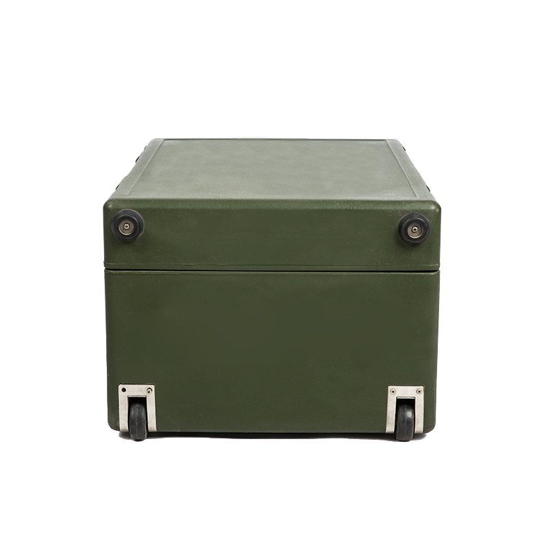 MG+ Outdoor First Aid Box Durable Rotoplastic Storage with Pull Rod Simple Design Command Operations Made Durable Plastic