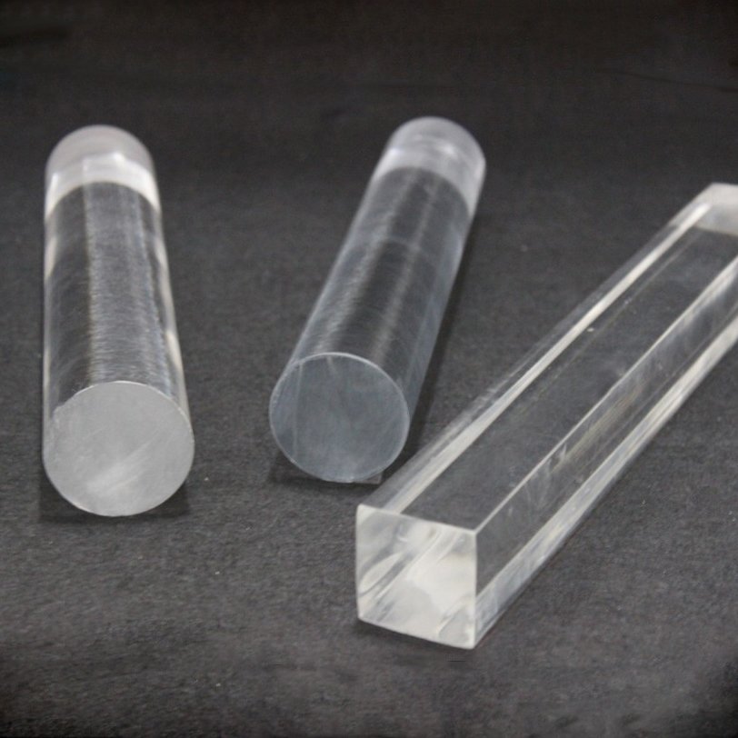 Naxilai Factory Price Plastic Crystal Pmma Plexi glass Rod Clear Bar Led Acrylic Stick for Light Sword