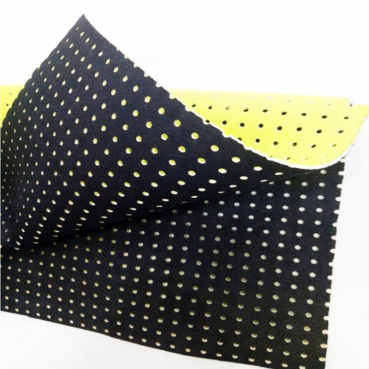 1.5mm SBR Perforated Breathable Neoprene Material Fabric Neoprene Rubber Sheet Fabric