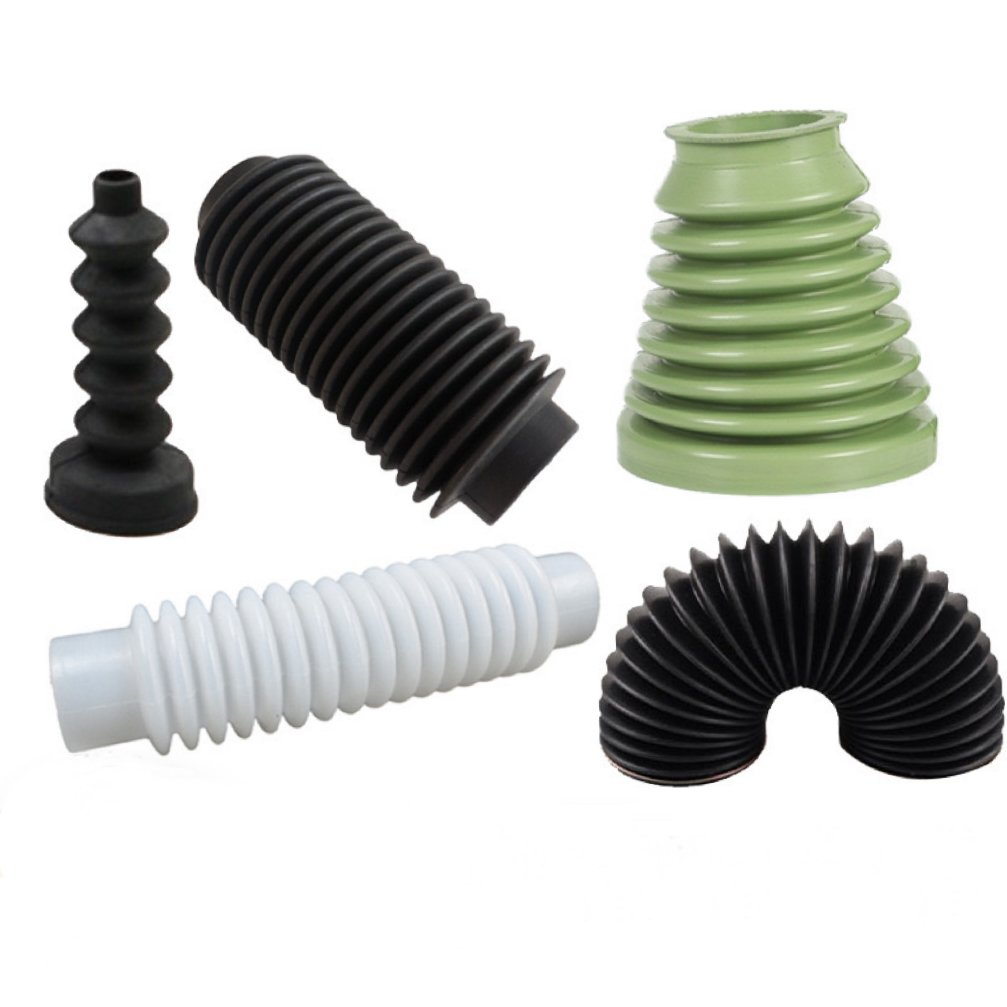 Flexible Silicone Rubber Bellow Low Pressure Bellowed Rubber Hose Small Rubber Bellows