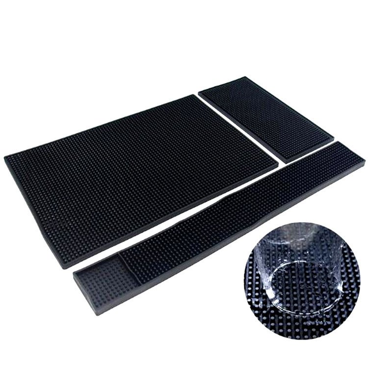 Customized Logo 3D Pattern Beer Brand Bar Mat Quality Assurance with Various Styles Processing Service Moulding