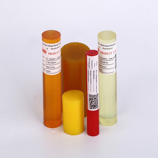 Dia 15mm 20mm 60mm 100m 200m polyurethane bar pu plastic rubber pu rod