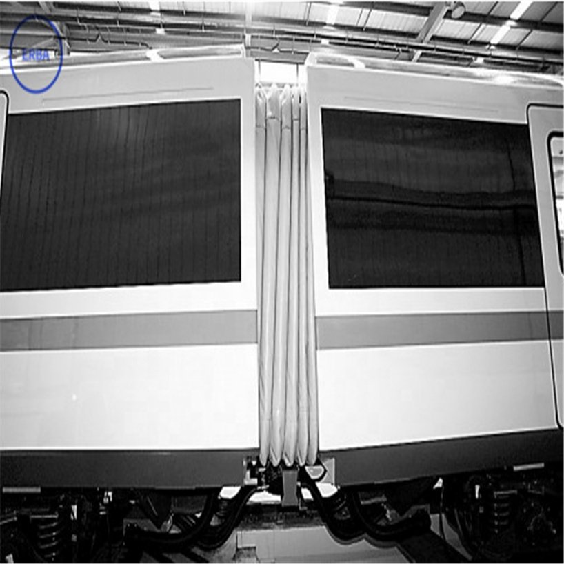 High quality flame Retarded railway gangway using hypalon rubber sheet coil material hypalon fabric