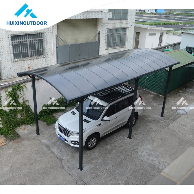 Detachable Shed Grey Carport Carroceria Single Aluminium Sun Photovoltaic Parking Car Port Garage Foldable