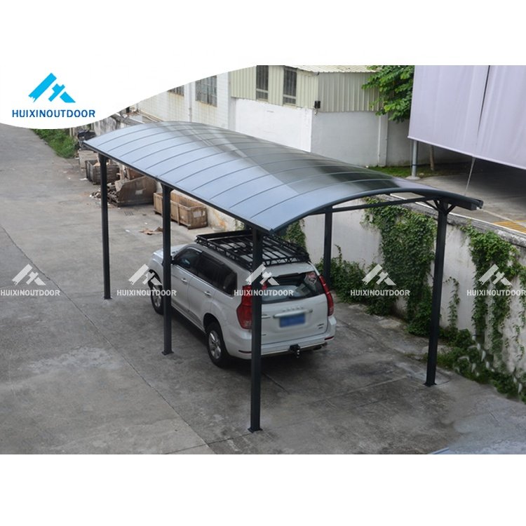 Detachable Shed Grey Carport Carroceria Single Aluminium Sun Photovoltaic Parking Car Port Garage Foldable