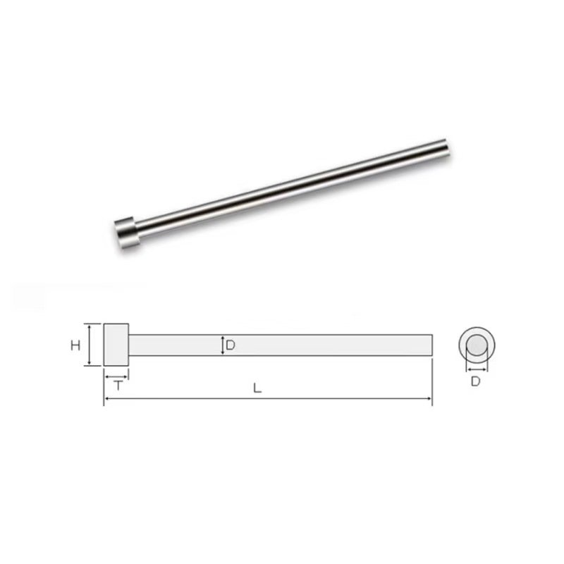 SKD61 mold a company from China specializin plastic mold S136 ejector pin holder needle vacuum nitriding mold top rod