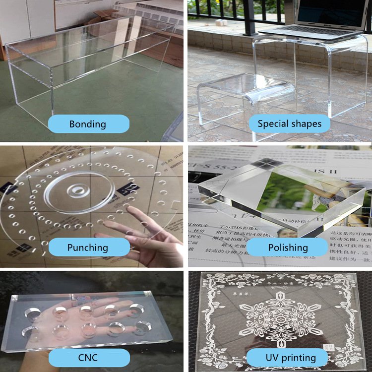 Transparent acrylic sheet Organic glass sheet Frosted color processing Laser engraving PMMA endurance diffusion sheet