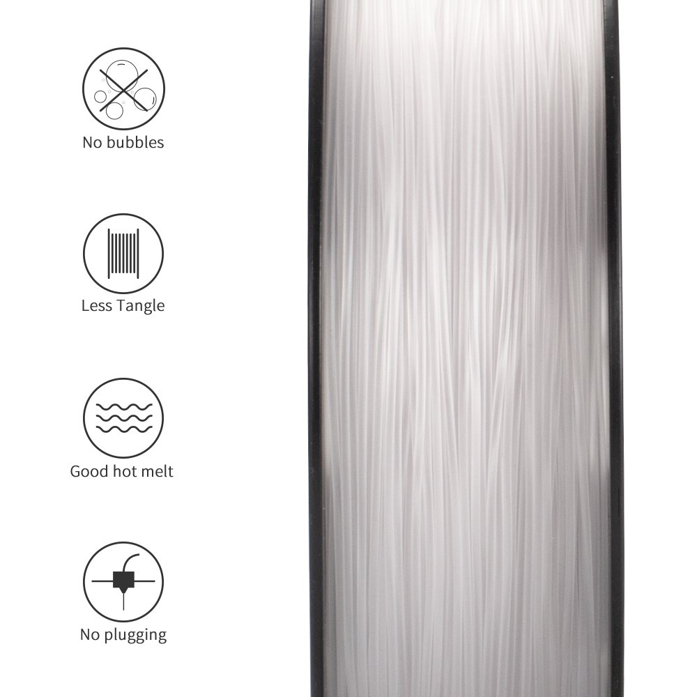 TRONXY High Quality 1kg/roll PLA/ABS/PETG/TPU/WOOD/Carbon Fiber Filament PLA 1.75mm 3D Printer Filament Plastic Rod