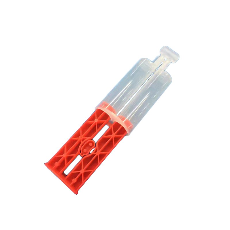 24ml 1:1 Two Part Plunger Cartridge Manual Push Rod Epoxy Syringe For Dispensing Two-Component Adhesive