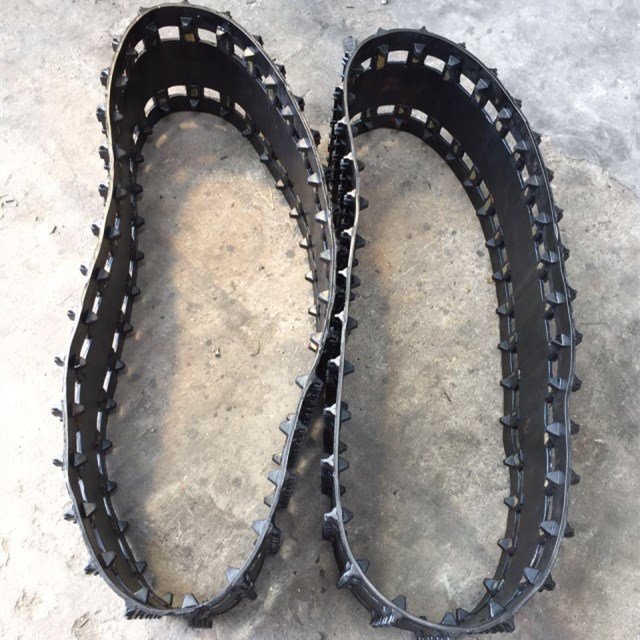 Customize new mold for crawler tracks Snowmobile rubber track 254x64x35 with light weight