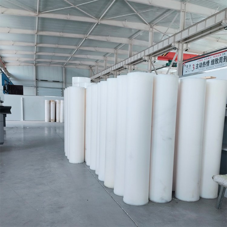 High Density Natural Polyethylene Rod Hdpe Plastic Round Rod Wear Resistance White Hdpe Rod Manufacturer