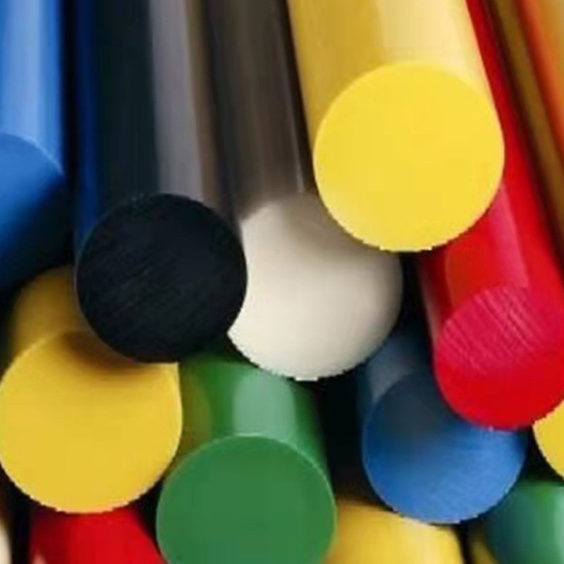 High Density Natural Polyethylene Rod Hdpe Plastic Round Rod Wear Resistance White Hdpe Rod Manufacturer