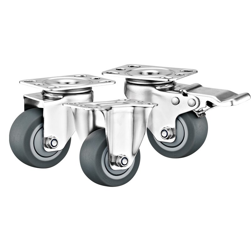 1.5"2" 3'' Light Duty Jinzuan Casters TPR/NYLON/PA Stainless Steel Wheels Funiture Castor Wheel