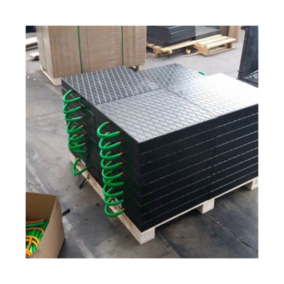 Professional uhmwpe sheet jack crane outrigger pads with high quality