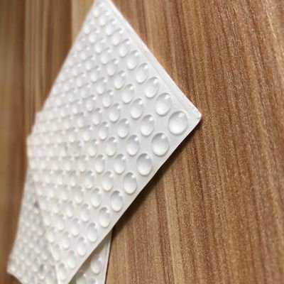 custom anti slip black clear double sided adhesive tape bumper washer feet pad dot silicone rubber gasket dot