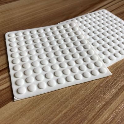 custom anti slip black clear double sided adhesive tape bumper washer feet pad dot silicone rubber gasket dot