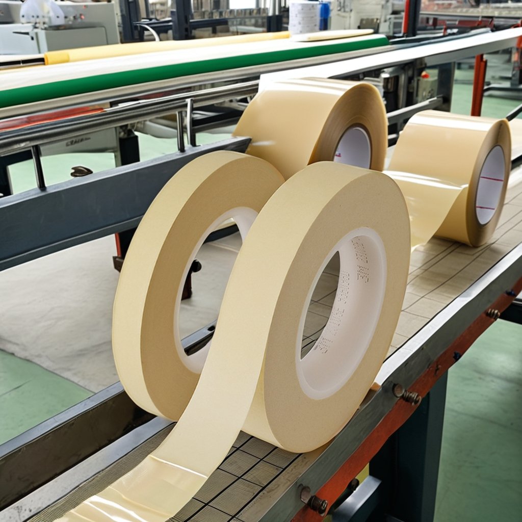 Custom white green colored car painting flexible masking paper tape for painting cars painters adhesive masking tape apllicator