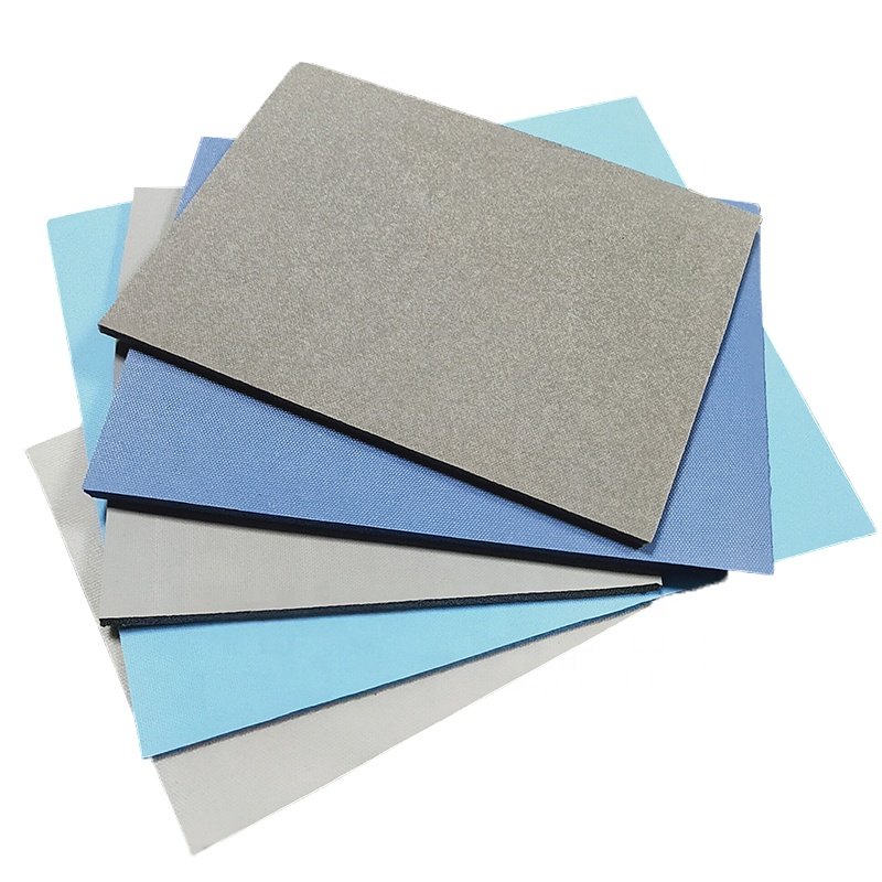 Custom sponge rubber pads cloth marks surface low density sponge silicone sheet 13 mm heat resistant silicon rubber sponge sheet