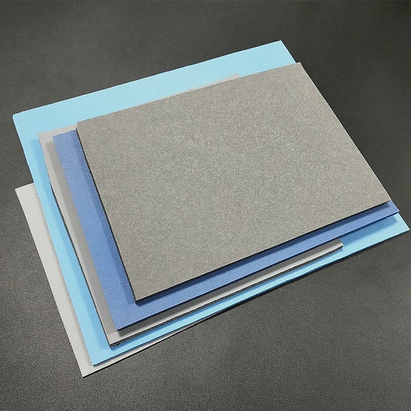 Custom sponge rubber pads cloth marks surface low density sponge silicone sheet 13 mm heat resistant silicon rubber sponge sheet