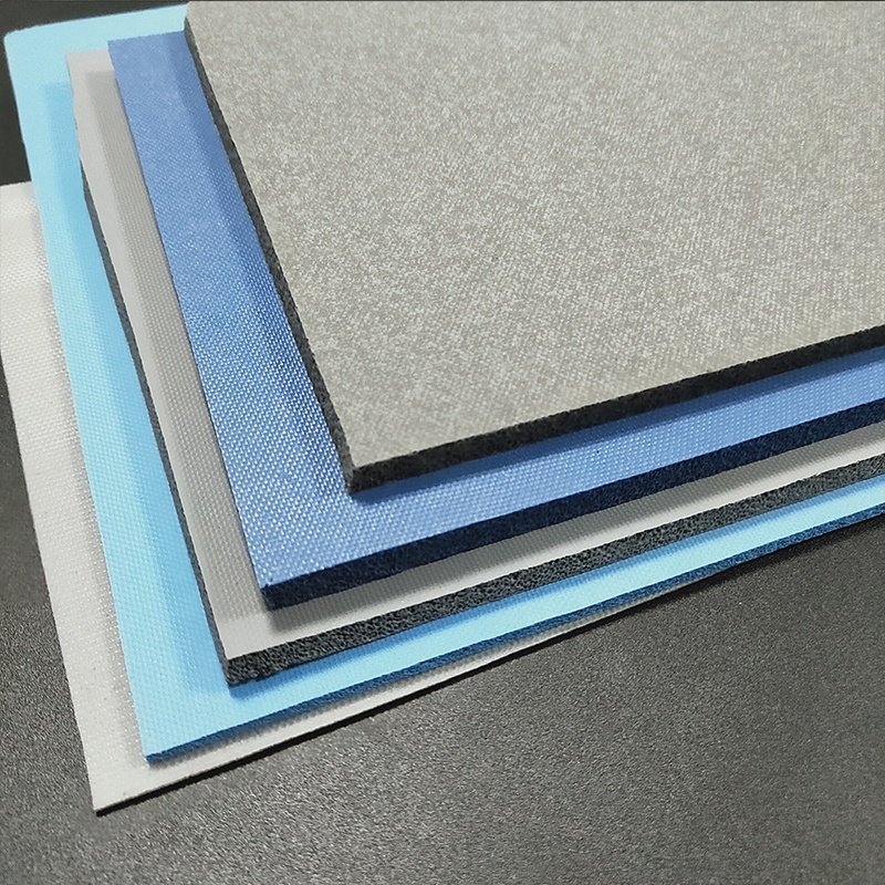 Custom sponge rubber pads cloth marks surface low density sponge silicone sheet 13 mm heat resistant silicon rubber sponge sheet