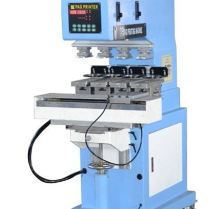 Stable operation semi-automatic four-colour ink tray pneumatic foam cup printing machine with shuttle