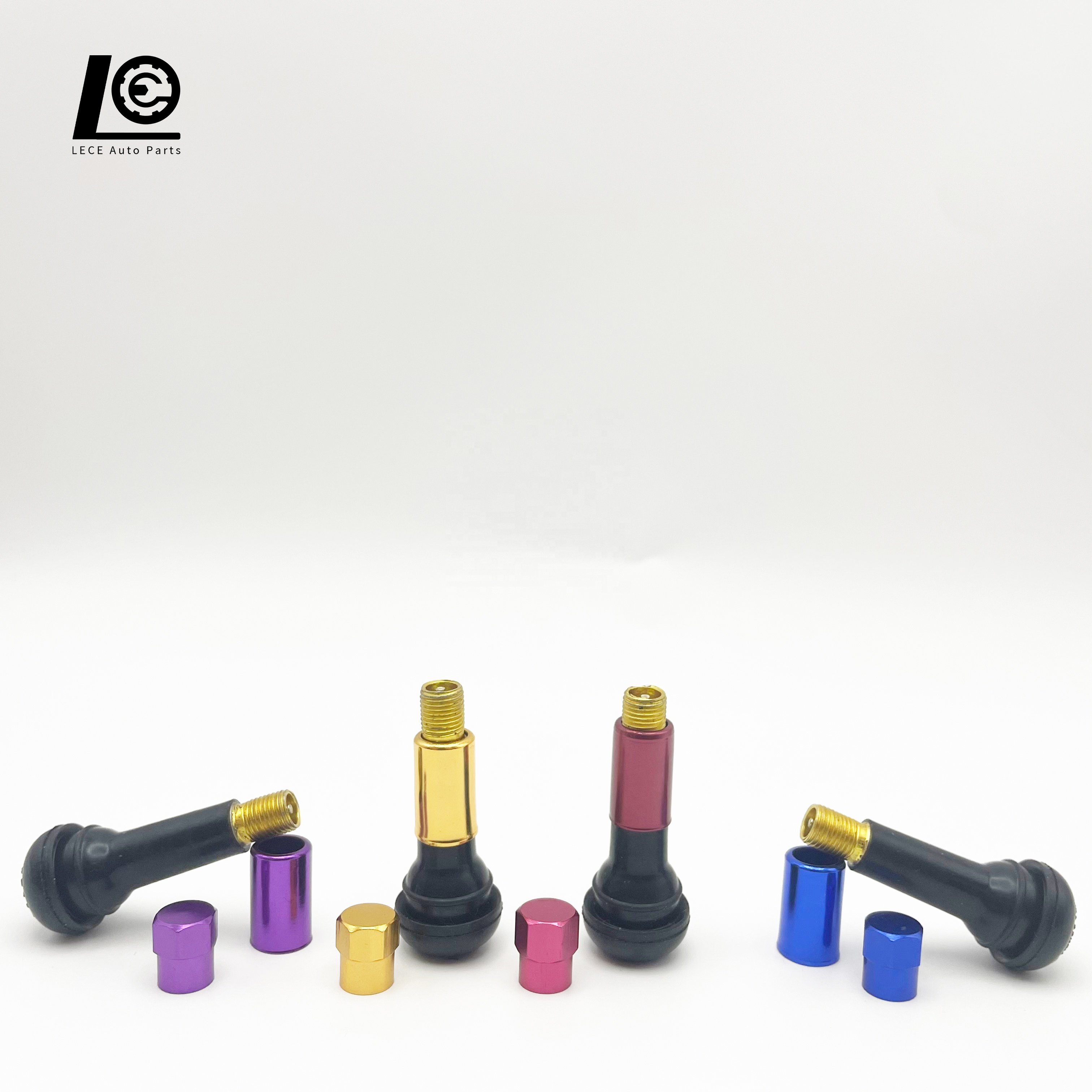 Tire Valve The Tyre Valve TR414C Tire Valves Snap-in Tubeless Rubber For Car